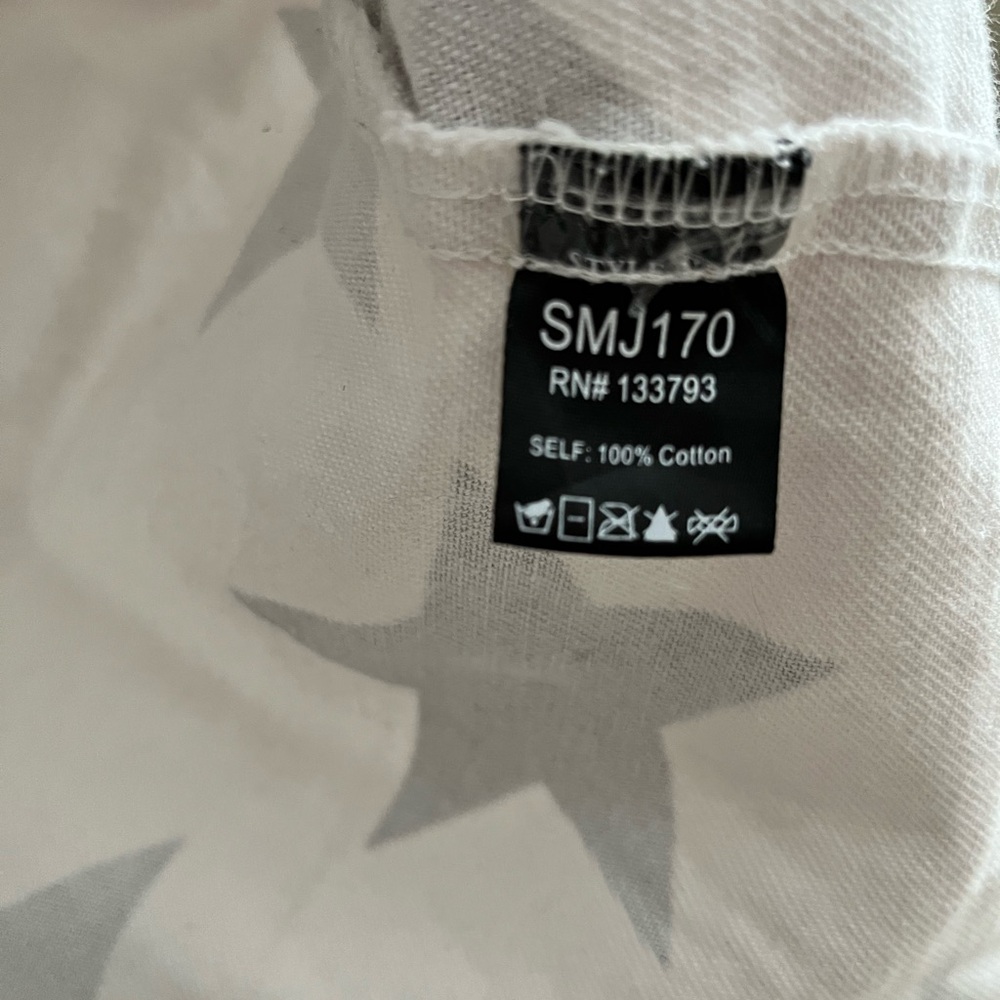 Pol Black Star Patterned Jacket - image 5